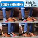 XWOLF Plantar Fasciitis Heel Protectors with Shoe Horn, Heel Cups for Heels Spur & Achilles Pain Relief, Cracked Heels, Reusable Foot Cushions for Men & Women (Large W 8-10 / M 8-10)