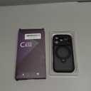 for iPhone 17 Pro Case: 360 Spin Magnetic Stand, Camera Protection (Compatible with MagSafe) [18FT Military Protection] Shockproof Matte Translucent Phone Cover for iPhone 17 Pro 6.3", Black