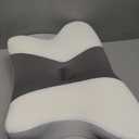 Cozyplayer True Cooling Cervical Neck Pillow for Pain Relief, Ergonomic Side Sleeper Pillow for Neck Support, Odorless Orthopedic Contour Memory Foam Pillows, Bed Pillow for Back Stomach Sleeper (Queen, Grey)