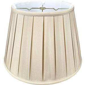 Royal Designs, Inc. Empire English Pleat Lamp Shade, BSO-724-18BG, 11 x 18 x 12, Beige