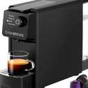 CASABREWS Espresso Machine for Nespresso Original Pods, 20 Bar Coffee Machine with 4 Brewing Modes and 21 oz Removable Water Tank, Compact Capsule Coffee Maker for Home or Office, Ideal Gifts for Mom