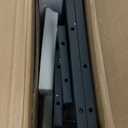 VASAGLE Coffee Bar, 23.6 Inches Baker's Rack for Kitchen with Storage, 6-Tier Kitchen Shelves with 6 Hooks, Microwave Stand, Industrial, Rustic Brown and Ink Black UKKS024B01