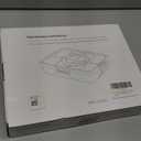 Air-Tight Snackle Box Container Divided Serving Tray with Lid & HandleClear Snack box for Fruits, Candy & NutsPortable for Travel & Daily Use (8 Inside Containers Dishwasher Safe)