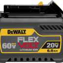 DEWALT FLEXVOLT 20V/60V MAX Lithium Ion Battery, 6.0-Ah (DCB606) (1 Pack)