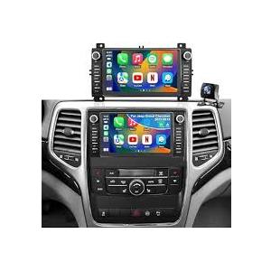 5GWiFi Upgrade Car Radio for Jeep Grand Cherokee 20112013, Dodge Durango 20112013, 7inch Touch Screen Stereo Headunit Wireless Carplay Android Auto GPS Navigation FM Camera Bluetooth RDS Mirror Link