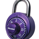 Master Lock 1530DCM School or Gym Locker Lock Combination Padlock, Back to School Essential, Pack of 1 - Purple