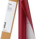 Cricut Premium Removable Vinyl, Wine (12in × 15ft), No-Residue Easy Removal up to 2 Years, Perfect for Indoor-Outdoor DIY Projects & Removable Decals, Compatible with Cricut Machines