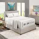 Nestl California King Size Sheet Set, 5 Piece Set + Pillowcase Set, Microfiber, Hotel Luxury, Soft, Breathable, Wrinkle-Free, Easy to Care, White
