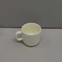 SHOWFULL Stackable Coffee Mugs Set of 4, 7 OZ Espresso Ceramics Cups for Latte Cappuccino Cocoa with Handle, Beige