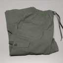 TBMPOY Womens Cargo Capris Lightweight Hiking Pants 6 Pockets Quick Dry Casual Outdoor Trip Loose Shorts Cropped Cotton (X-Large, Army Green)