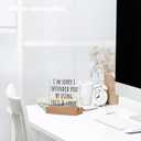 Funny Desk Decor, I'm Sorry I Offended You Sarcastic Acrylic Plaque Sign for Office Desk Tabletop Decor, Sarcastic Gifts for Coworkers, 4x4 Inch
