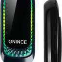 Wireless CarPlay Adapter, 2-in-1 Adapter Converts Wired Apple CarPlay & Android Auto to Wireless, Fast Connection, Plug & Play, Mini Design with Rainbow Ambient Light, Style I