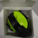 Ear Muffs for Noise Reduction: 27.4SNR Noise Cancelling Headphones for Kids Adults, EM100 Adjustable Hearing Protection Earmuffs for Monster Jam, Autism Sensory, Concerts, Fireworks (Green)