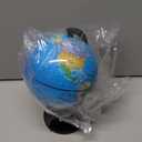 Wizdar 5.5" World Globe for Kids Learning, Educational Rotating World Map Globes Mini Size Decorative Earth Children Globe for Classroom Geography Teaching, Desk and Office Decoration-5.5 inch