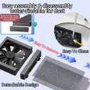 35.5-37.5 Inch Vertical Window Fan For Sliding Windows