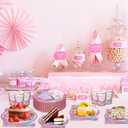 Mermaid Birthday Party Supplies Plates and Napkins Set for 24 Guests, Mermaid Tableware Set Includes 9''&7'' Paper Plate,Cup,Napkin,Straw, Mermaid Party Decorations (Mermaid Set)