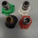 Twinkle Star Pressure Washer Nozzle Tips Multiple Degrees, 1/4 INCH (2.5 GPM)