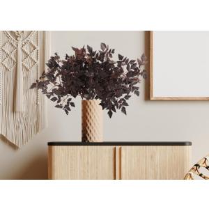 Plant Ivy  Burgundy Decorative for Wall Design Garden Decoration 6 Pack Leaves
