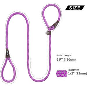 Fida Durable Slip Lead, Heavy Duty Rope Leash