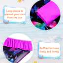 UNIFACO Toddler Girls Swimsuits 3D Glitter Sequins Bathing Suit Long Sleeve Rashguard Set 1-2T