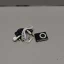 Mini MP3 Player, Portable Digital Music Media Player, Mini MP3 with Back Clip, Player with Earphone and USB Cable, up to 5H Playing Time, Support Memory Card (Black)