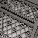 MYPET North States Paws Portable Pet Gate: 26-40" Wide. Pressure Mount. No Tools Needed. Made in USA, 23" Tall, Expandable, Durable Dog Gates for Doorways, Fieldstone Gray