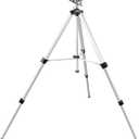 STYDDI Heavy Duty Impact Sprinkler on Tripod Base, Extra Tall Metal Pulsating Telescoping Tripod Sprinkler for Large Area, Yard, Lawn, Garden, Waters up to 90 Ft. Diameter, Legs Extends Up to 50-inch