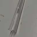 36" Shower Door Bottom Seal Strip for 1/2" (12mm) Glass Ultra Clear Polycarbonate Shower Door Sweep, Single Pack