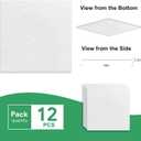 2ft x 2ft Printed Pro Ceiling Tiles - PVC Ceiling Panel 24 x 24in – Waterproof, Washable and Fire-Rated - High-Grade PVC to Prevent Breakage-Cover 48 Sq. Ft-Package of 12 Tiles, 2x2