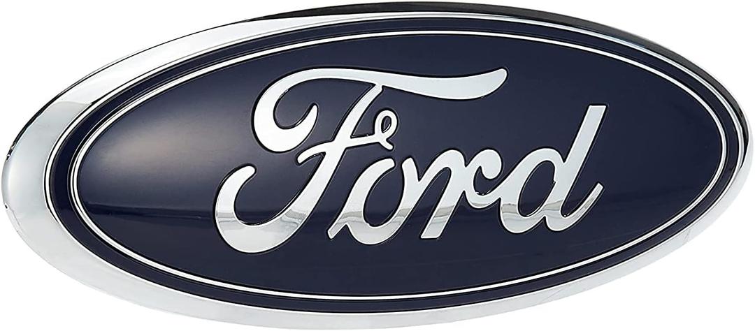 Genuine Ford AA8Z-9942528-A Nameplate, DARK BLUE, 9 x 3.5 INCHES