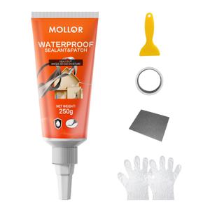 Concrete Crack Filler, Heavy-Duty Cement Crack Filler, Self Leveling Concrete Sealer for Driveway, Walkway, Patio, Waterproof Outdoor Caulking Glue, Gray, 8.8 Floz (1 Pack)