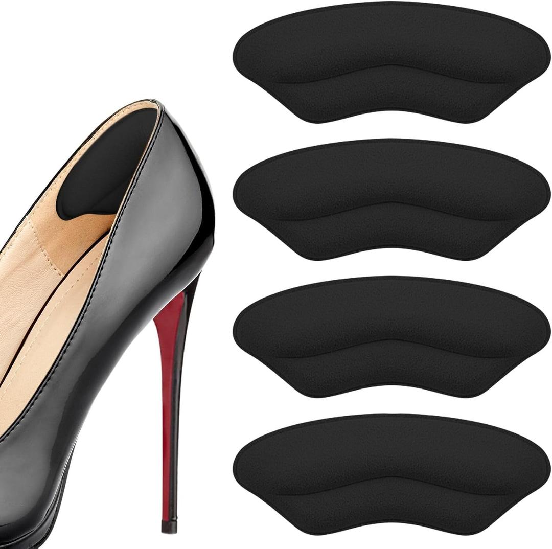Non-Slip Heel Grips & Pads  2 Pairs | Blister Prevention for Men & Women
