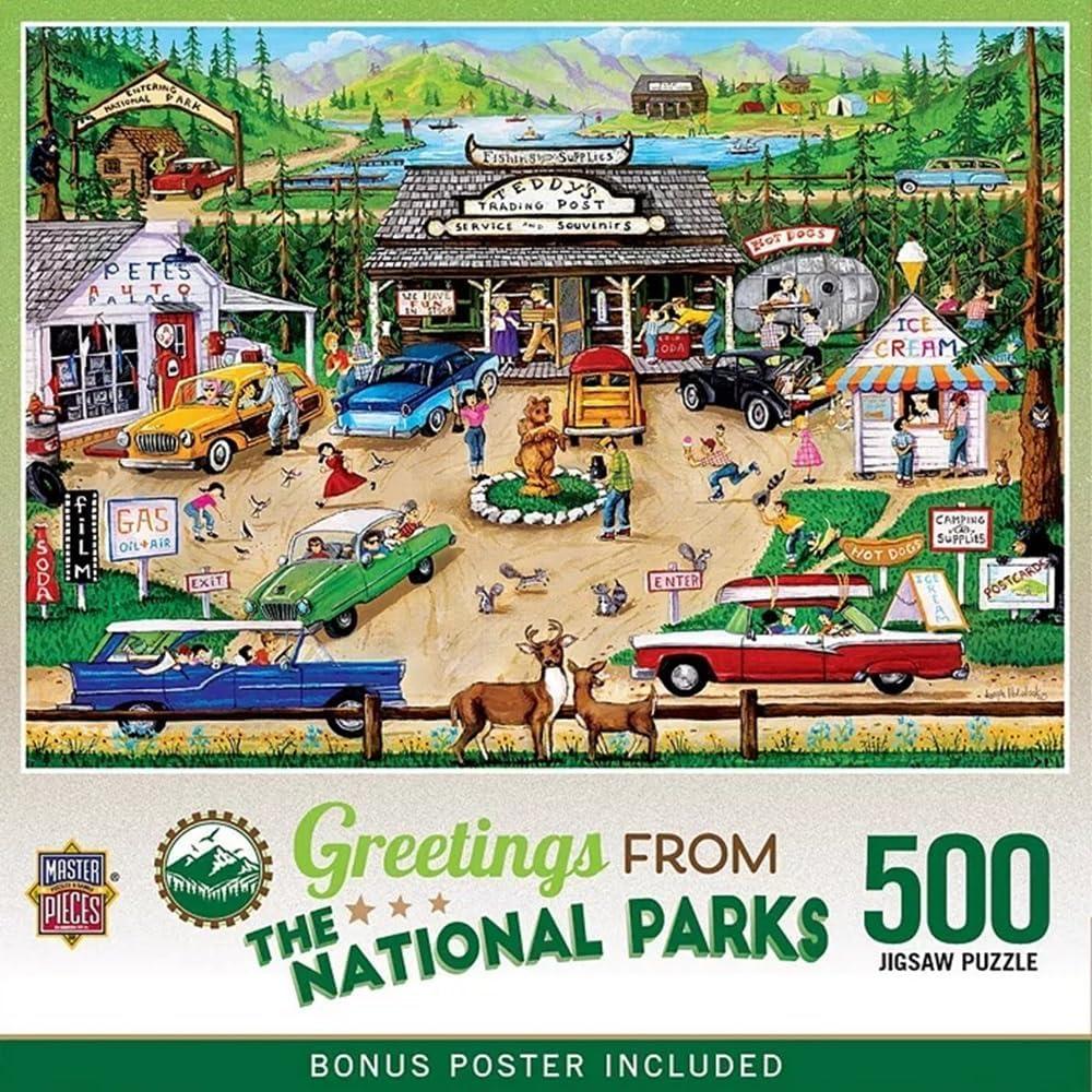 MasterPieces - 550 Piece Jigsaw Puzzle, The National Parks, Fun for Adults, Family, Kids, 18" x 24"