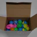 Sosation 150 Pcs 1.1 Inch Gumball Vending Machine Capsules Plastic Containers Toy Empty Round Capsules for Prizes Party Favors