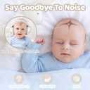 Baby Earmuffs 25dB NRR Noise Cancelling Headphones for Babies 0-36 Months | Fontanel-Safe Adjustable Headband | Infant Ear Protection for Airplane,Fireworks,Concerts | Foldable with Storage Bag
