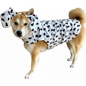 ComfyCamper Dalmatian Dog Costume Small Medium Large XLarge XXL Animal Print Cosplay Halloween Costumes Christmas, XL (White)