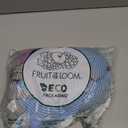 Fruit of the Loom Women's Eversoft Cotton Underwear Multipacks, Tag Free & Breathable, (Size 8, Low Rise Brief - Grey/Pink/Blue)