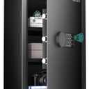 AEGIS Biometric Gun Safe with Silent Mode, 3.7 Cubic Feet Large Quick Access Security Safe with Fingerprint Scanner Money Safe Lock Box for Home Office Hotel