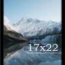 Picrit 17x22 Picture Frame, Photo Frame for Wall Mounting Display, Black