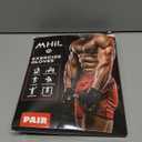 MhIL Workout Gloves for Men  Comfortable Gym Gloves for Men with Enhanced Grip for Safety and Hand Protection  Weight Lifting Protection with Wrist Wraps Support for Performance Boost and Style (Medium: 7.5 - 8", Blue)