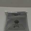 DocSafe 40" Square Fire Pit Mat Under Grill Mat,4 Layers Fireproof Indoor Fireplace Pad Heat Insulated Protect for Decks,Patios,Grass,BBQ Smoker,Portable Reusable Oil-Proof and Waterproof, Black