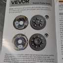 VEVOR Electric Trailer Brake Assembly, 12" x 2", 2 Pairs Self-Adjusting Electric Brakes Kit for 7000 lbs Axle, 5-Hole Mounting, Backing Plates for Braking System Part Replacement (2 Right + 2 Left)