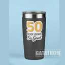 (3PCS) 50 Never Looked So Good Sticker  Happy 50 th Birthday, Waterproof Vinyl Decals for Party Decor, Scrapbooking, Water Bottles, Laptops, Size 3" x 2.5"