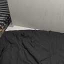 CHARTOU Women Casual Cotton Linen Sleeveless Maxi Dress Ruffle Shift Dress Flowy Beach Summer Long Tank Dress (Black), XL