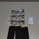 STASTEND Progressive Multifocal Anti Blue Light Reading Glasses for Women and Men Fashion Eyeglasses Frame (Multicolor-c2)