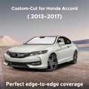 EcoNour Windshield Sunshade Compatible for Honda Accord 2013-2015 2016 2017, Sun Visor for Front Windshield & Window Sun Shade Cover, UV Heat Blocker & Protector, Car Accessories