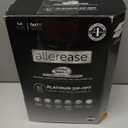 AllerEase Platinum Zip-Off Top Waterproof Mattress Protector Full Size 360 Degree Zipper Allergen Barrier Temperature Balancing Luxurious Plush Top Separately Machine Washable Mattress Cover (White)