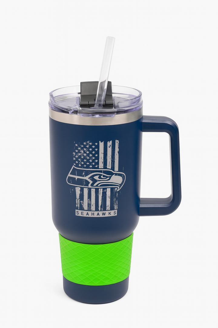 Seattle Seahawks 40oz.for Hot and Cold Liquid Travel Mug