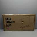 Heavy Duty Clothes Rack Load 450 LBS, Metal Garment Rack, Standing Rolling Clothing Rack for Hanging Clothes with Sturdy Wheels & Shelves, Portable Closet Wardrobe Rack,Sliver