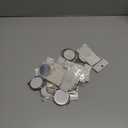 12 Pcs Memorial Sublimation Blanks Keychain  Double-Sided Angel Wings Sublimation Blanks | Holds 1.6" Round Photo  Aesthetic Design | Easy Print | Metal Surface with Chain for DIY Gift & Decoration